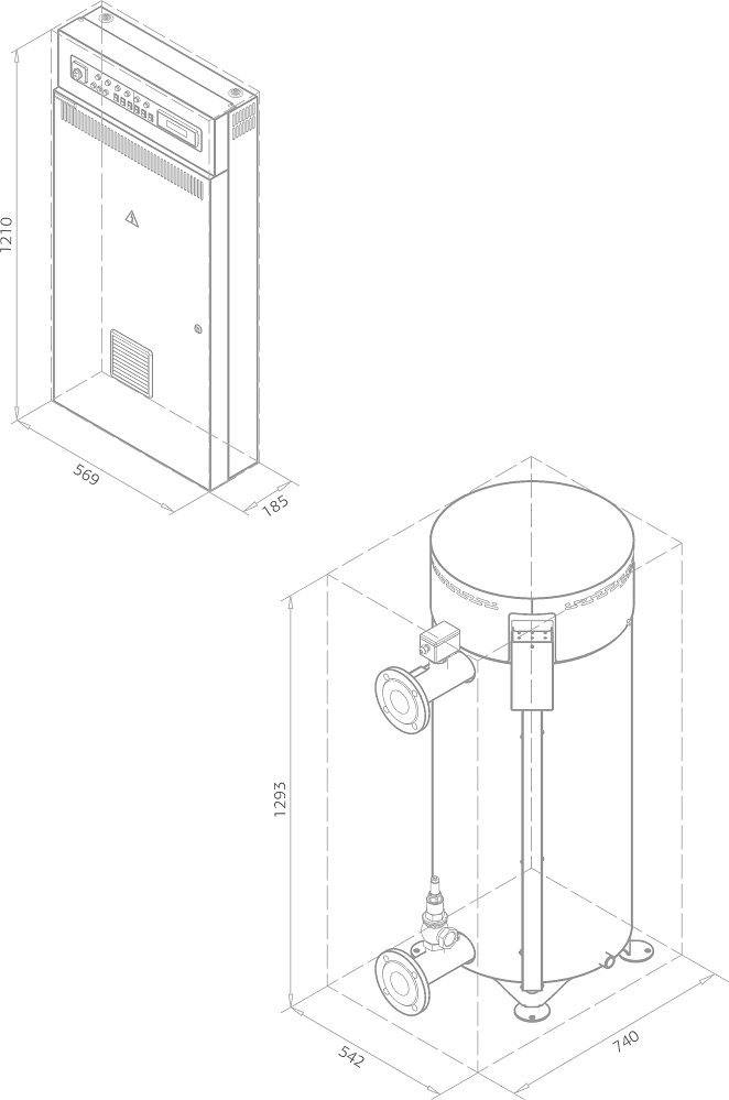 Промышленный электрокотел 250 кВт